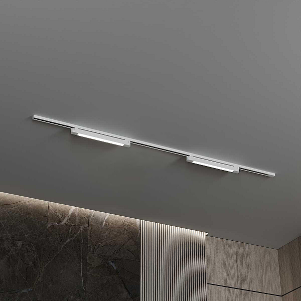 Трековая система со светильниками №1 однофазная накладная Hesby Lighting Skylite HSBL_kompl_S001_NI2W4K