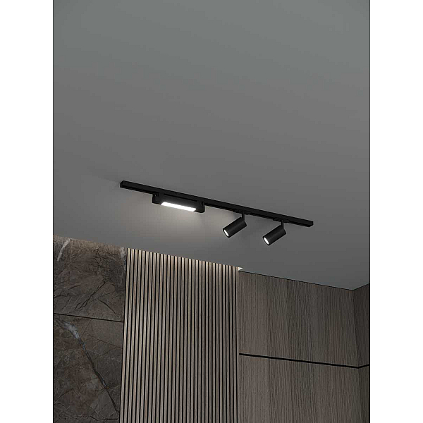 Накладная однофазная трековая система Hesby Lighting Skylite №5 со светильниками HSBL_kompl_S005_NI1B4K