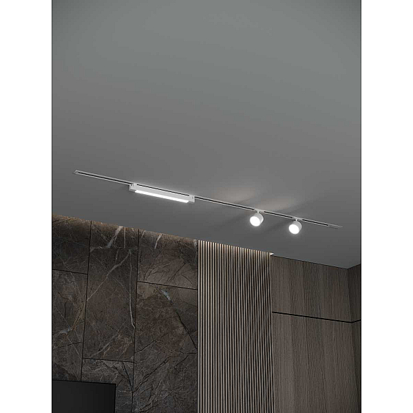 Встраиваемая однофазная трековая система Hesby Lighting Skylite №14 со светильниками HSBL_kompl_S014_VI2W4K