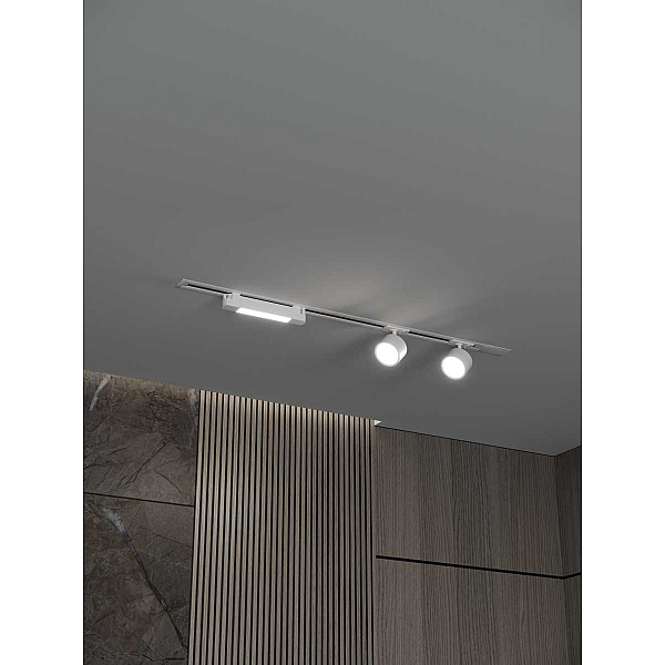 Встраиваемая однофазная трековая система Hesby Lighting Skylite №14 со светильниками HSBL_kompl_S014_VI1W4K