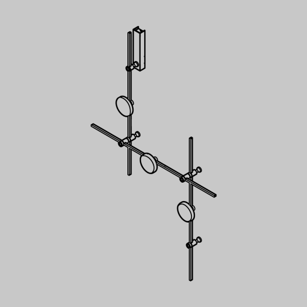 Готовая конструкция настенная прямая Maytoni Technical FLARITY TFC-Flar-W01-PT