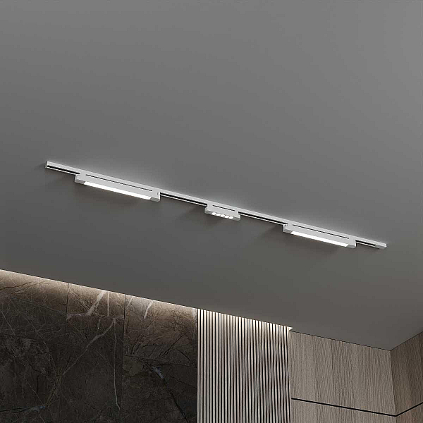 Трековая система со светильниками №10 однофазная накладная Hesby Lighting Skylite HSBL_kompl_S010_NI2W4K
