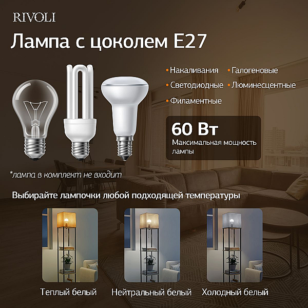 Торшер Rivoli Anda 7091-601 Б0071552