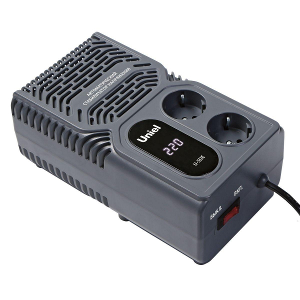 Стабилизатор напряжения Uniel Constant 500ВА U-SDE 500W UL-00012766 Стабилизатор напряжения Uniel Constant 500ВА U-SDE 500W UL-00012766