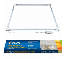 Встраиваемый светодиодный светильник Volpe ULO-Q190 6060-36W/3000K White UL-00004085