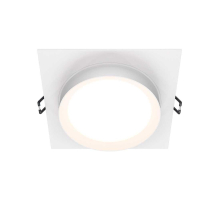 Встраиваемый светильник Maytoni Hoop DL086-GX53-SQ-W