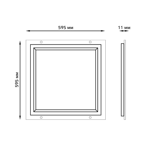 Встраиваемый светодиодный светильник Gauss Frame Light 975624236 Встраиваемый светодиодный светильник Gauss Frame Light 975624236