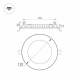 Встраиваемый светодиодный светильник Arlight DL-120M-9W White 020105