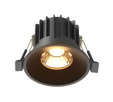 Встраиваемый светодиодный светильник Maytoni Technical Round DL058-12W2.7K-B