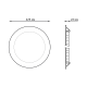Встраиваемый светодиодный светильник Gauss 939111118