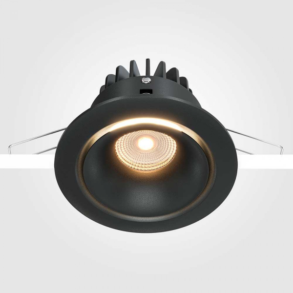 Встраиваемый светодиодный светильник Maytoni Zoom DL031-2-L12B Встраиваемый светодиодный светильник Maytoni Zoom DL031-2-L12B