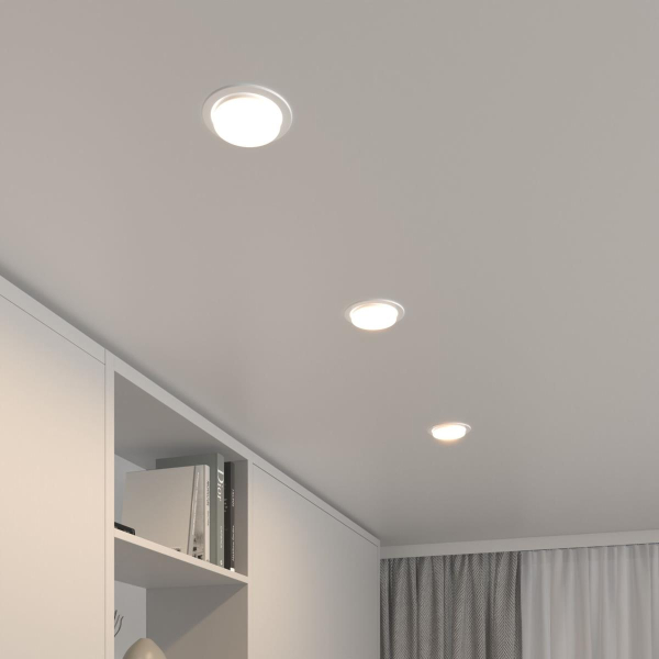 Встраиваемый светильник Elektrostandard 1035 GX53 WH белый a032501