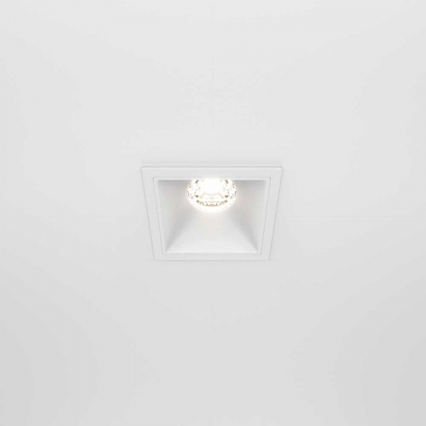 Встраиваемый светодиодный светильник Maytoni Technical Alfa LED DL043-01-10W4K-SQ-W Встраиваемый светодиодный светильник Maytoni Technical Alfa LED DL043-01-10W4K-SQ-W