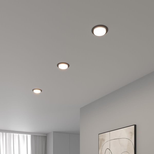 Встраиваемый светильник Elektrostandard 1035 GX53 WH черный a069360