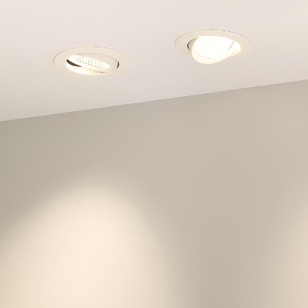 Встраиваемый светодиодный светильник Arlight LTD-Polar-Turn-R80-5W Warm3000 032857 Встраиваемый светодиодный светильник Arlight LTD-Polar-Turn-R80-5W Warm3000 032857