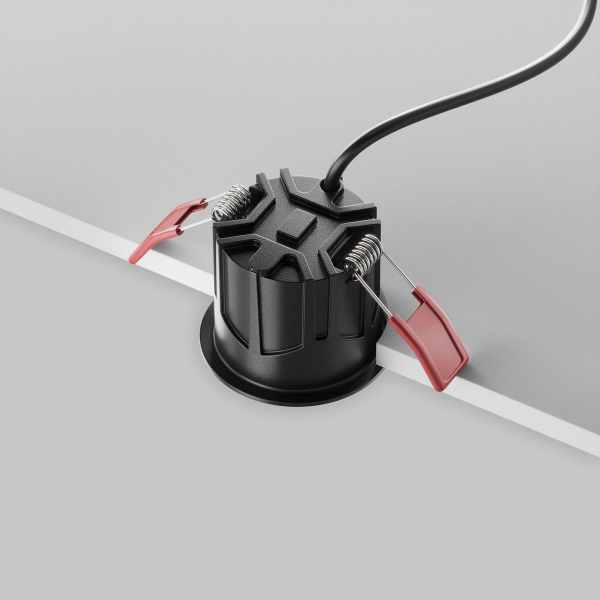 Встраиваемый светодиодный светильник Maytoni Technical Downlight Alfa LED DL043-01-10W2.7K-RD-B Встраиваемый светодиодный светильник Maytoni Technical Downlight Alfa LED DL043-01-10W2.7K-RD-B
