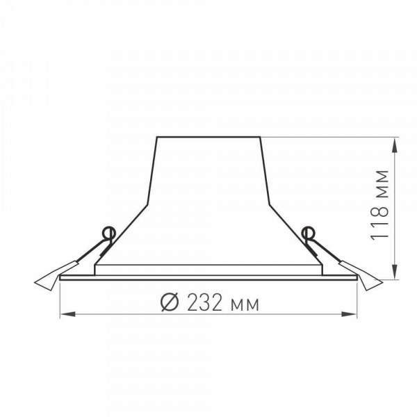 Встраиваемый светодиодный светильник Arlight LTD-Legend-R230-35W Warm3000 027320(1) Встраиваемый светодиодный светильник Arlight LTD-Legend-R230-35W Warm3000 027320(1)