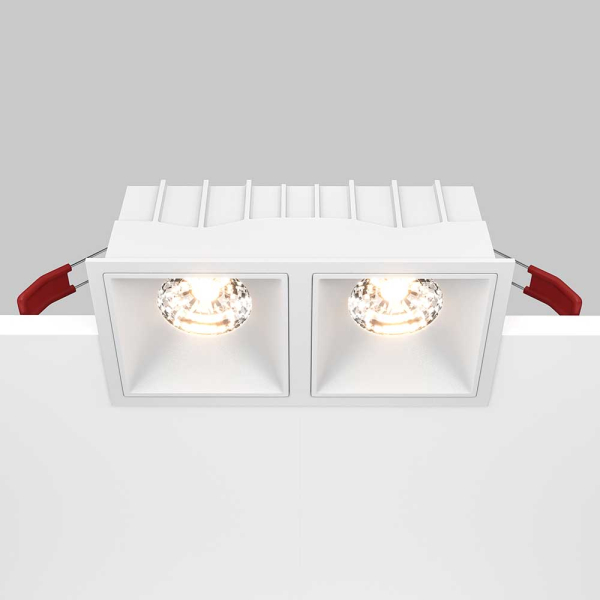 Встраиваемый светильник Maytoni Alfa LED DL043-02-15W3K-D-SQ-W