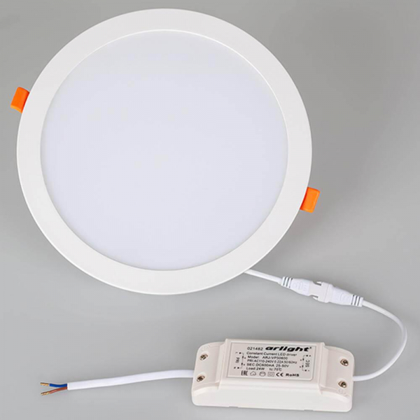 Встраиваемый светодиодный светильник Arlight DL-BL225-24W White 021442 Встраиваемый светодиодный светильник Arlight DL-BL225-24W White 021442