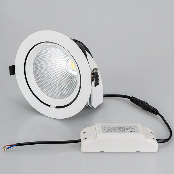 Встраиваемый светодиодный светильник Arlight LTD-150WH-Explorer-30W Day White 38deg 023683 Встраиваемый светодиодный светильник Arlight LTD-150WH-Explorer-30W Day White 38deg 023683