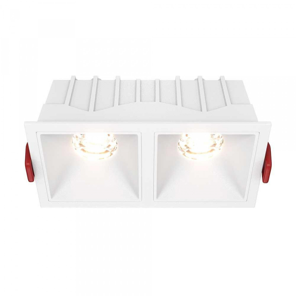 Встраиваемый светильник Maytoni Alfa LED DL043-02-10W3K-D-SQ-W Встраиваемый светильник Maytoni Alfa LED DL043-02-10W3K-D-SQ-W