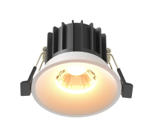 Встраиваемый светодиодный светильник Maytoni Technical Round DL058-12W2.7K-W