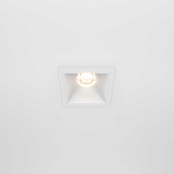 Встраиваемый светильник Maytoni Alfa LED DL043-01-10W3K-D-SQ-W
