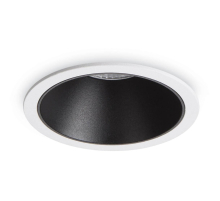 Встраиваемый светодиодный светильник Ideal Lux Game Round Wh Bk 192277