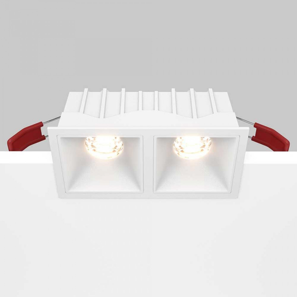 Встраиваемый светильник Maytoni Alfa LED DL043-02-10W3K-D-SQ-W Встраиваемый светильник Maytoni Alfa LED DL043-02-10W3K-D-SQ-W
