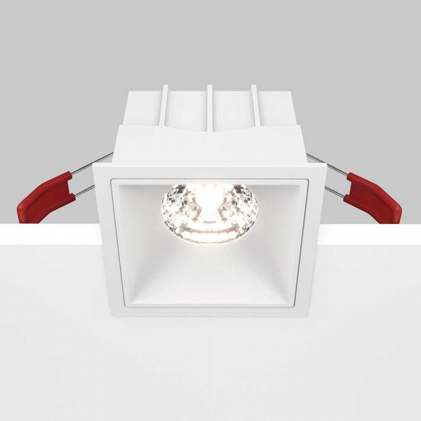 Встраиваемый светильник Maytoni Alfa LED DL043-01-15W4K-D-SQ-W Встраиваемый светильник Maytoni Alfa LED DL043-01-15W4K-D-SQ-W
