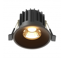 Встраиваемый светодиодный светильник Maytoni Technical Round DL058-12W2.7K-B