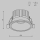 Встраиваемый светодиодный светильник Maytoni Technical Round DL058-12W2.7K-B