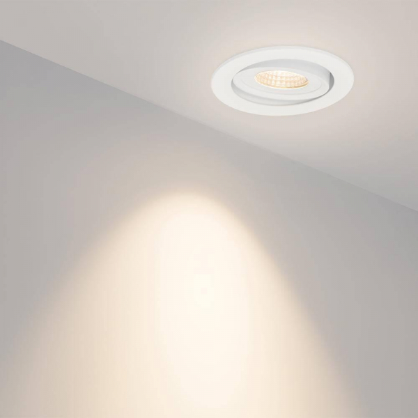 Встраиваемый светодиодный светильник Arlight LTD-95WH 9W Warm White 45deg 017463 Встраиваемый светодиодный светильник Arlight LTD-95WH 9W Warm White 45deg 017463