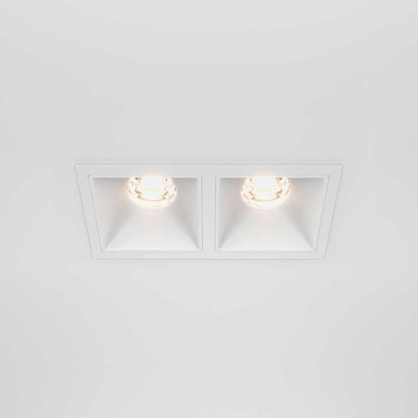 Встраиваемый светильник Maytoni Alfa LED DL043-02-10W3K-D-SQ-W Встраиваемый светильник Maytoni Alfa LED DL043-02-10W3K-D-SQ-W