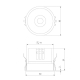 Встраиваемый светодиодный светильник Elektrostandard Forte 25071/LED a069412