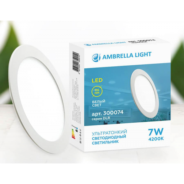 Встраиваемый светодиодный светильник Ambrella light DLR 300074 Встраиваемый светодиодный светильник Ambrella light DLR 300074