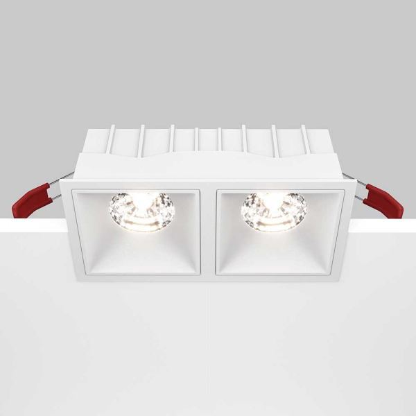 Встраиваемый светильник Maytoni Alfa LED DL043-02-15W4K-D-SQ-W