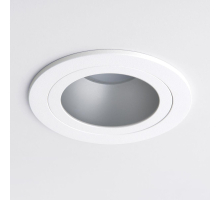 Встраиваемый светильник Elektrostandard 122 MR16 серебро/белый a053353