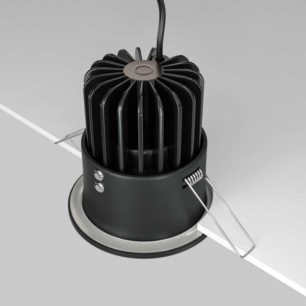Встраиваемый светодиодный светильник Maytoni Technical Zoom DL034-L12W4K-B Встраиваемый светодиодный светильник Maytoni Technical Zoom DL034-L12W4K-B
