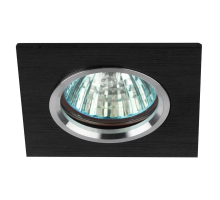 Встраиваемый светильник ЭРА Алюминиевый KL57 SL/BK Б0017255