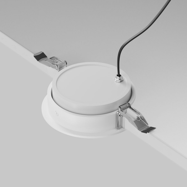 Встраиваемый светодиодный светильник Maytoni Technical Downlight Lens DL105-12W3K-W Встраиваемый светодиодный светильник Maytoni Technical Downlight Lens DL105-12W3K-W