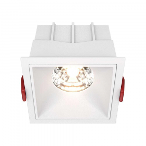 Встраиваемый светильник Maytoni Alfa LED DL043-01-15W3K-D-SQ-W