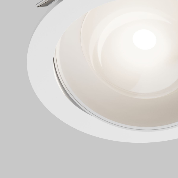 Встраиваемый светодиодный светильник Maytoni Technical Downlight Lens DL105-12W3K-W Встраиваемый светодиодный светильник Maytoni Technical Downlight Lens DL105-12W3K-W