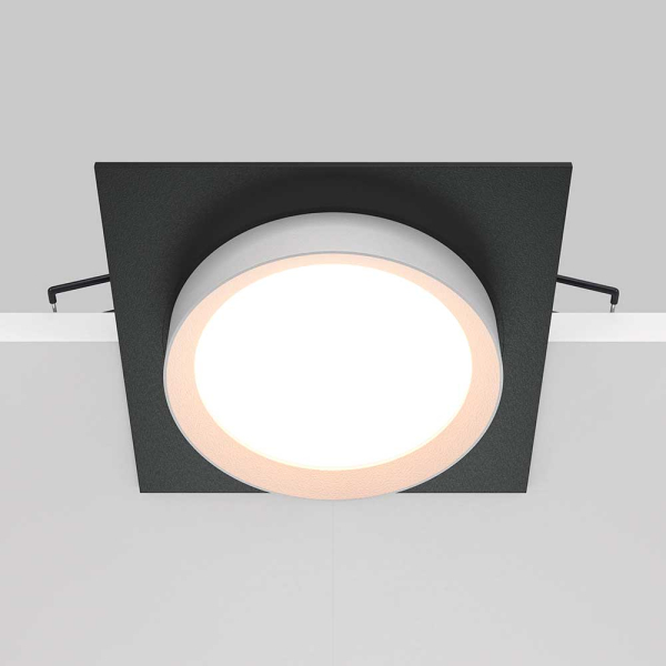 Встраиваемый светильник Maytoni Hoop DL086-GX53-SQ-BW