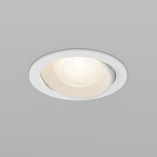 Встраиваемый светодиодный светильник Maytoni Technical Downlight Lens DL105-12W3K-W