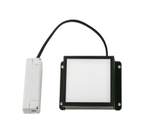 Встраиваемый светодиодный светильник Uniel Мини Домино ULP-0808 7W/4000К IP40 Grilyato Black UL-00011899