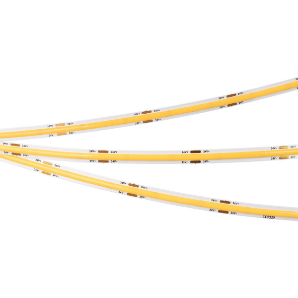 Светодиодная лента Arlight 8W/m 320LED/m CSP теплый белый 5М COB-X320-8mm 24V Warm3500 044584 Светодиодная лента Arlight 8W/m 320LED/m CSP теплый белый 5М COB-X320-8mm 24V Warm3500 044584