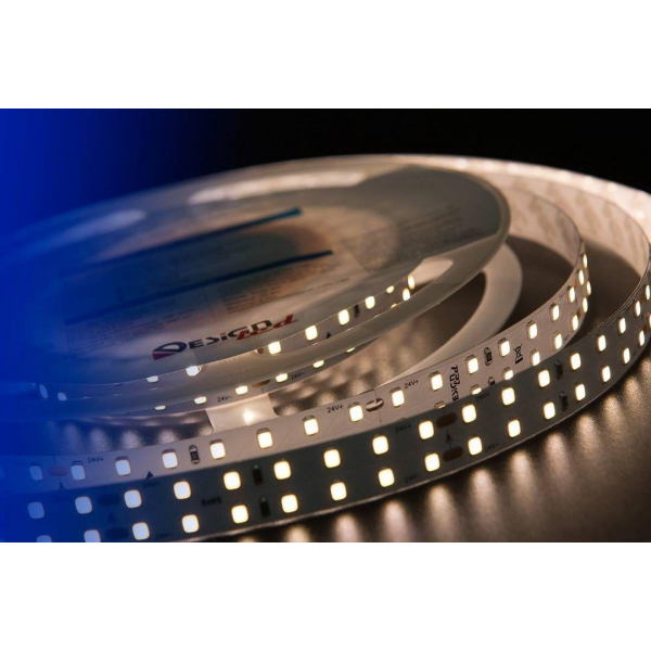 Светодиодная влагозащищенная лента DesignLed 28,8W/m 120LED/m 5050SMD теплый белый 5M 000523 Светодиодная влагозащищенная лента DesignLed 28,8W/m 120LED/m 5050SMD теплый белый 5M 000523