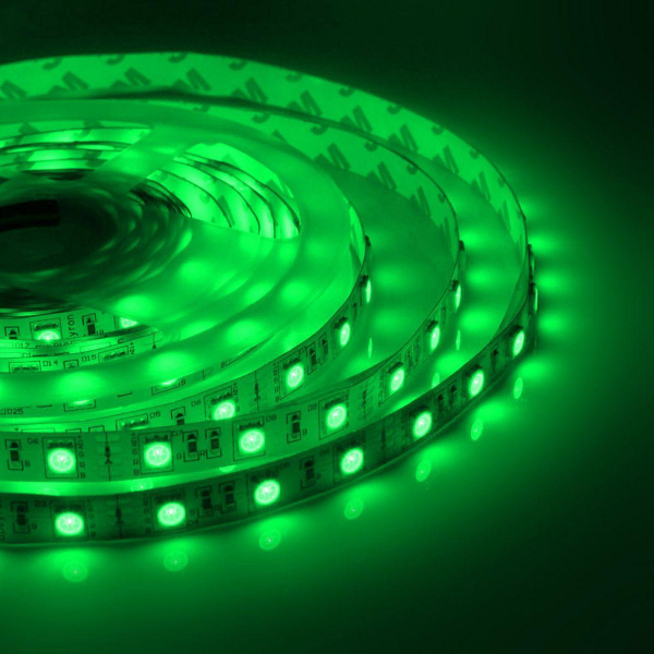 Светодиодная лента Apeyron 7,2W/m 30LED/m 5050SMD разноцветная 3M 217BL Светодиодная лента Apeyron 7,2W/m 30LED/m 5050SMD разноцветная 3M 217BL