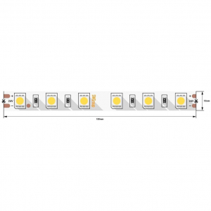 Светодиодная лента SWG 14,4W/m 60LED/m 5050SMD теплый белый 5M 006318